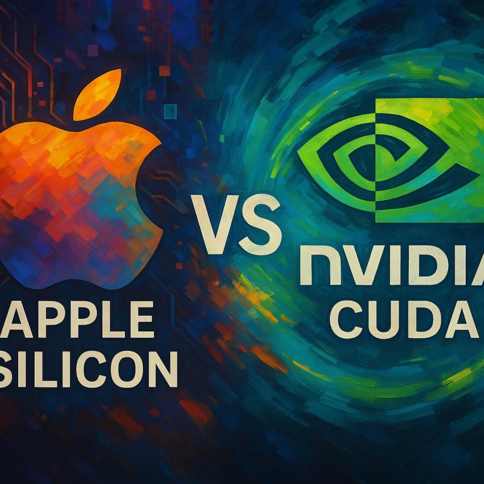 Apple Silicon vs NVIDIA CUDA: AI Comparison 2025, Benchmarks, Advantages and Limitations