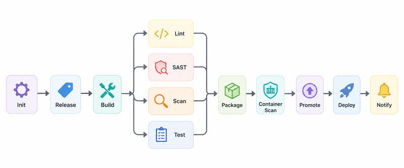 The workflow of a Brik pipeline