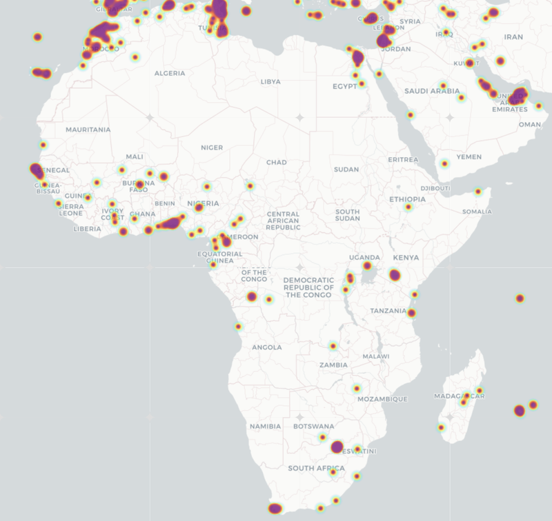Engagement géographique en Afrique